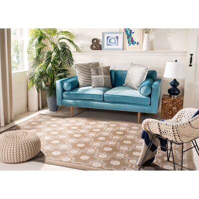 Martha Stewart by SAFAVIEH Puzzle Geometric Wool Rug