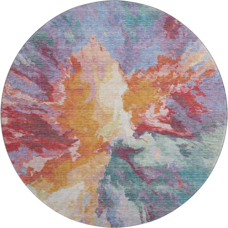 Premium Washable Super Soft Abstract Burst Mayfield Rug