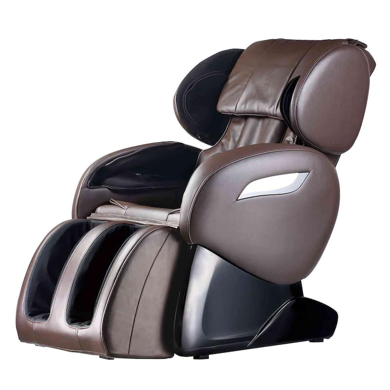 Pontious Modern Zero Gravity Massage Chair with Kneading Technique - Brown