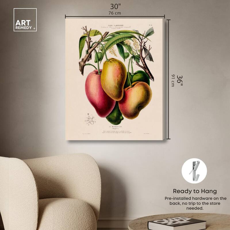 Mangoes by Etienne Denisse Canvas by Art Remedy, Gallery Wrapped