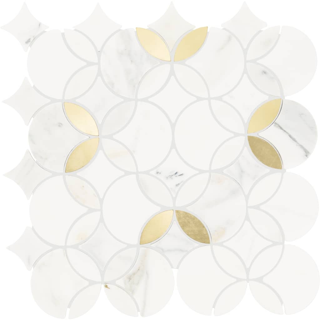 Daltile Lavaliere Natural Stone Shapestry Mosaic (10 Pc per Carton) (10.20 Sqft per Carton)