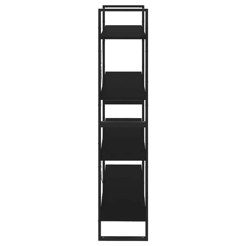 vidaXL Book Cabinet 55.1"/27.6" Multi Colors Engineered Wood/Solid Wood Pine