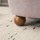 preview thumbnail 13 of 11, American Design Upholstered Teddy Wood Fabric Chairs