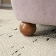 preview thumbnail 17 of 18, Christopher Knight Home - Eliana Modern Teddy Fabric Accent Chair with Curved Backrest and Legs