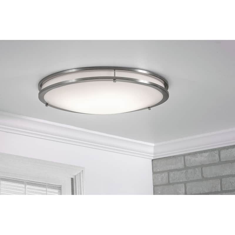 AFX CAF24L5AJUD-BB Carlisle 24" Wide LED Flush Mount Bowl Ceiling