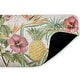 preview thumbnail 2 of 7, Stupell Tropical Flowers & Pineapple Printed Anti-Fatigue Floor Mat, design by Kim Allen, 30"x18"