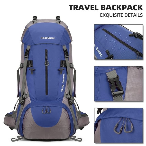 70L Hiking Backpack Large Lightweight Waterproof Camping Backpack Travel Backpacking Backpack Daypack with Rain Cover - Bed Bath & Beyond - 40365911 70L Hiking Backpack Large Lightweight Waterproof Camping Backpack Travel Backpacking Backpack Daypack with Rain Cover - Bed Bath & Beyond - 40365911