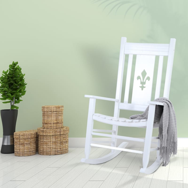 Outdoor Wooden Rocking Chair