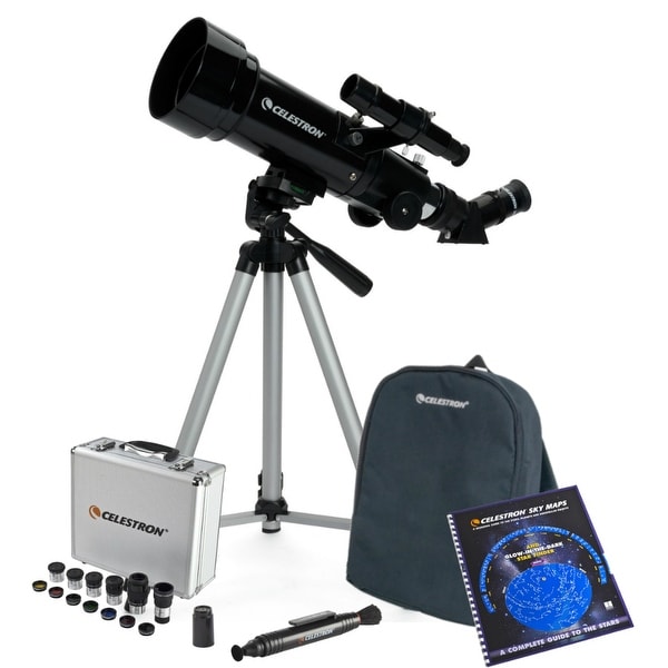 Celestron 21035 Travel Scope 70 Telescope w Eyepiece Kit Skymaps