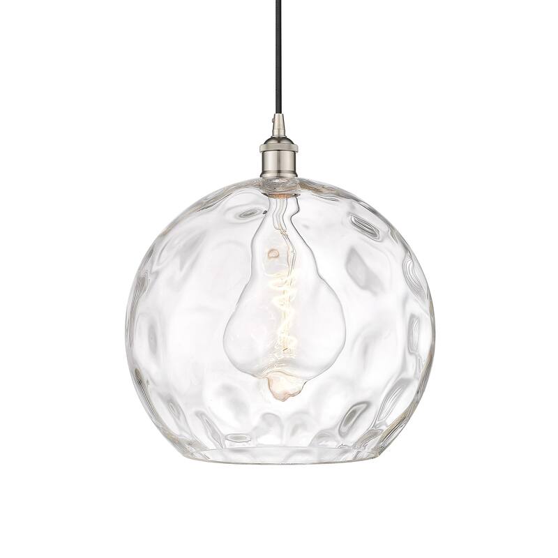 Innovations Lighting 616-1P-16-13 Athens Pendant Athens 13" Wide - Polished Nickel / Clear Water Glass