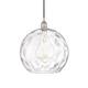 Option Polished Nickel / Clear Water Glass