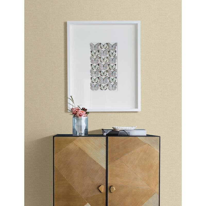 Raye Charcoal Rosco Trellis Wallpaper