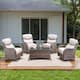 Option Brown Wicker / Beige Cusion