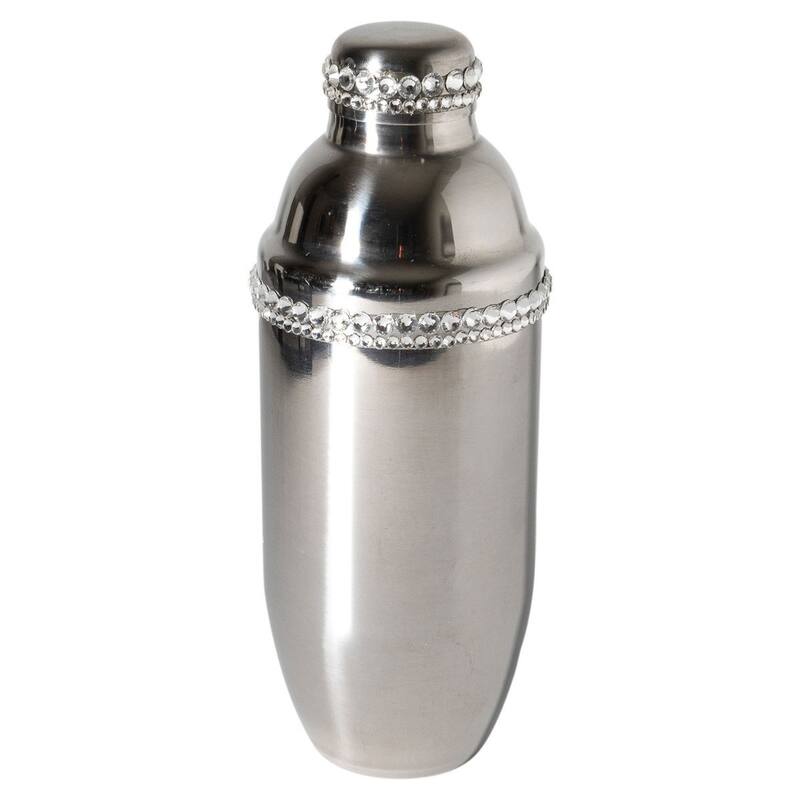 Sparkles Home Appian Rhinestone Cocktail Shaker - N/A - Silver