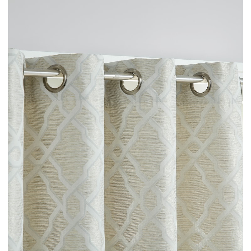 Blackout Window Curtains With Modern Print Design (Set of 2) - On Sale ...