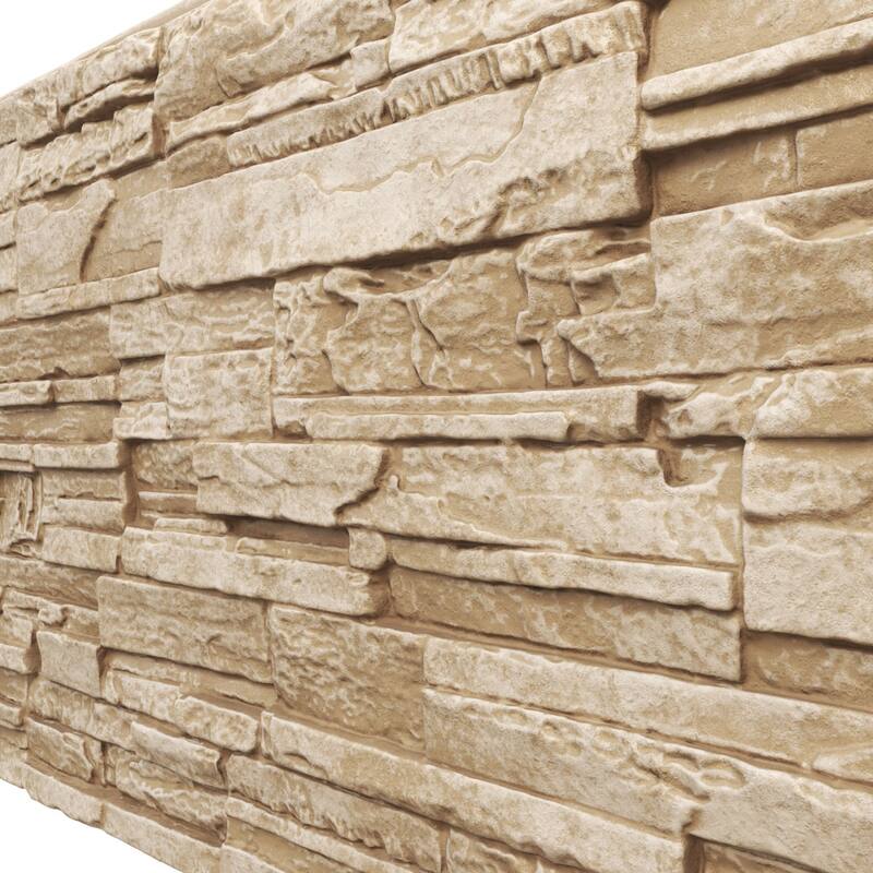 Cascade Stacked Stone, EverStone Faux Stone Siding Panel