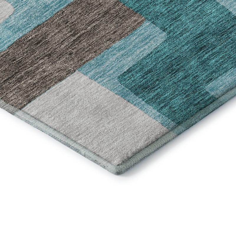 Premium Washable Super Soft Modern Geo Mayfield Rug