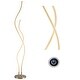 preview thumbnail 2 of 9, Cairo 63.75" LED Integrated Floor Lamp, Gold by JONATHAN Y - 63.75" H x 9.875" W x 9.875" D
