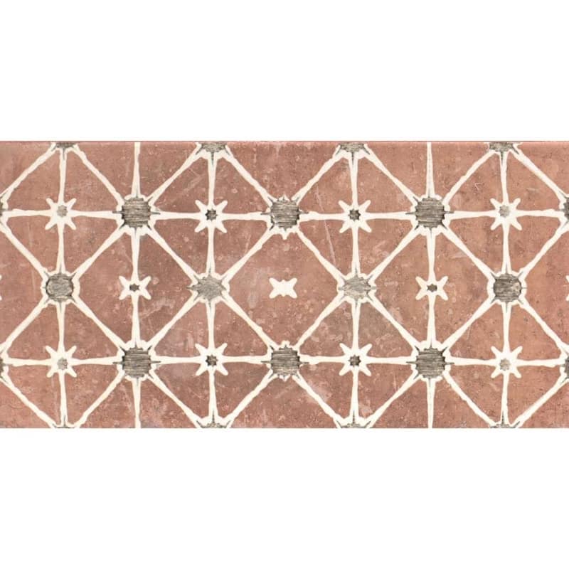 Arcilla Decor 6x12 Satin Porcelain Patterned Tile - Floor, Wall, Backsplash
