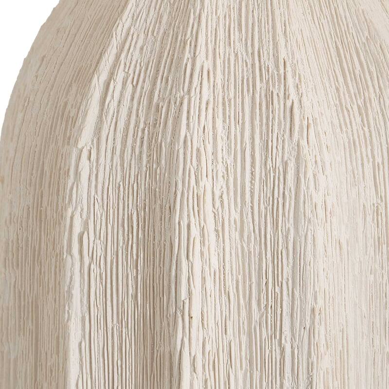 Uttermost Maddox Textured Off White Table Lamp - 17.00" W x 28.50" H x 17.00" D