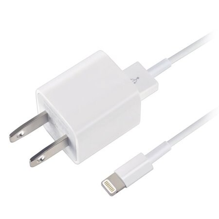 Shop iPhone Travel 5W Wall Charger with Cable for iPhone X Shop iPhone Travel 5W Wall Charger with Cable for iPhone X