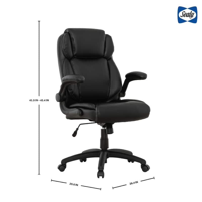 Sealy® Atlas Swivel Executive Office Chair with Arms
