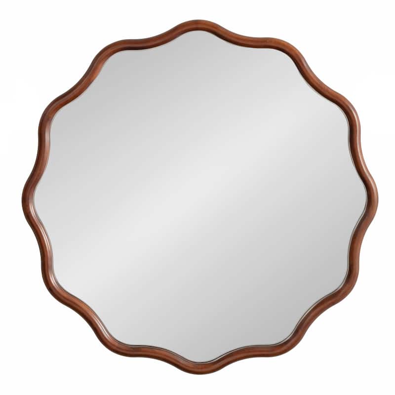 Kate and Laurel Talma Scalloped Wall Mirror
