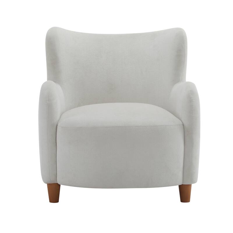Bacho Fabric Wingback Accent Chair by Christopher Knight Home