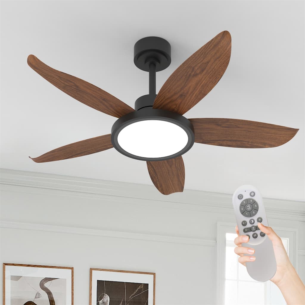 42" High Airflow Plug-and-Play Fan Blades ABS Plastic Fan Blades Ceiling Fan Light