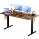 preview thumbnail 16 of 26, Modern Electric Regulate Desk with Adjustable Height Electric machine and Memory Presets for Home Office or Bedroom