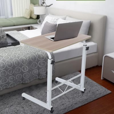Home Office Desk Can Be Lifted And Lowered Mobile Computer Desk Bedside Table