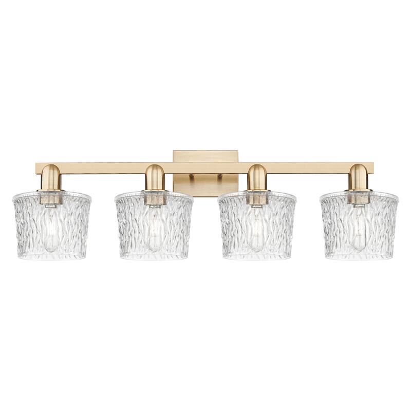 Innovations Lighting 716-4W-11-34 Niagara Vanity Niagara 4 Light 34" - Champagne Bronze / Clear