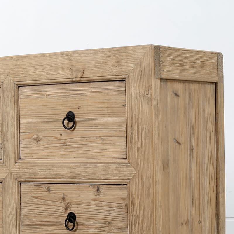 Capri Chest of Drawers Weathered Natural Pine 68x18x35H