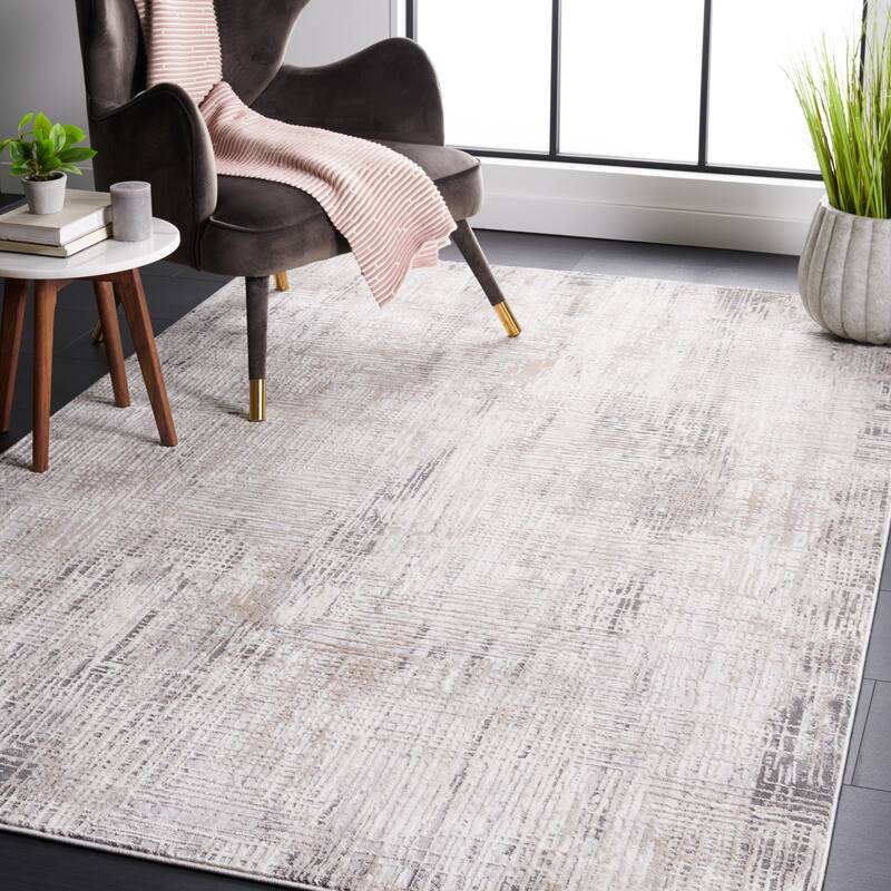 SAFAVIEH Vogue Claudia Modern Abstract Rug - 4' x 6' - Grey/Beige