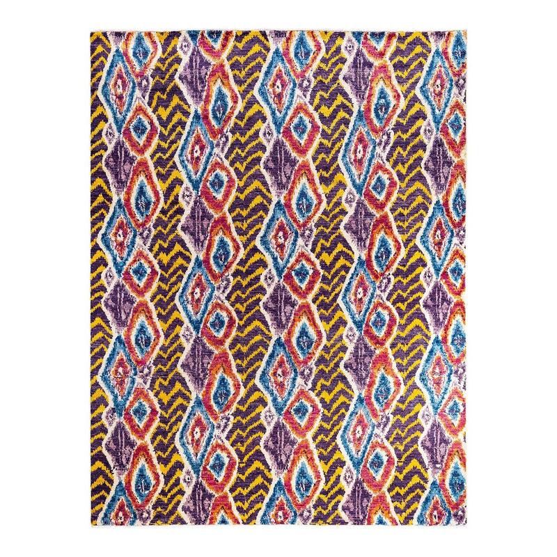 Contemporary Overdyed Wool Hand Knotted Area Rug - 7' 10" x 10' 4"