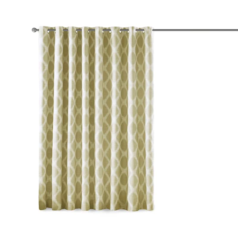 SunSmart Kagen Printed Ikat Blackout Patio Curtain