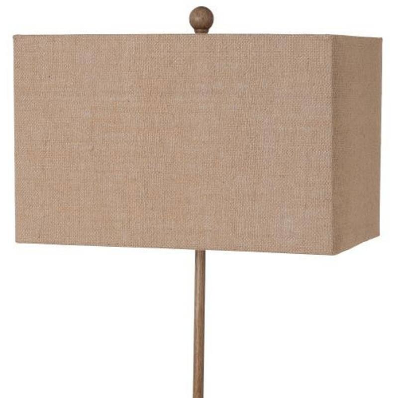 30-Inch Set of 2 Brown Coastal Bird Table Lamps with Linen Shade and Driftwood Base 3-Way Switch - 29.75”H x 11.5”W x 4.75”D