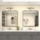 preview thumbnail 71 of 141, Apmir Metal Frame Tempered Glass Bathroom Vanity Mirror for Wall, Cloakroom, Bedroom