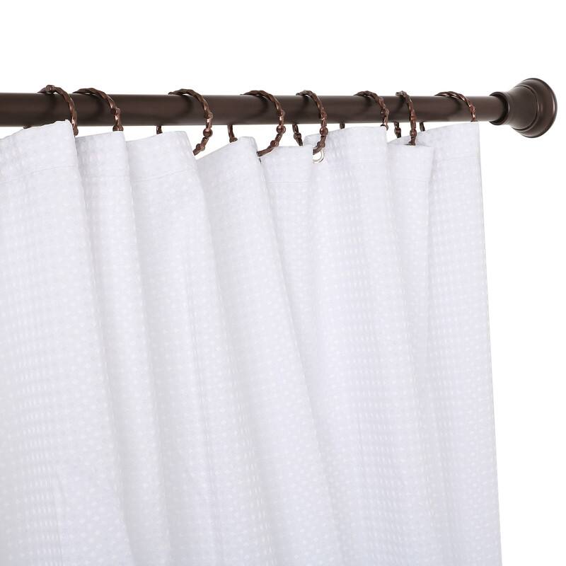 Utopia Alley Shower Eternity Curtain Rings, Rustproof Zinc Shower Rings, set of 12