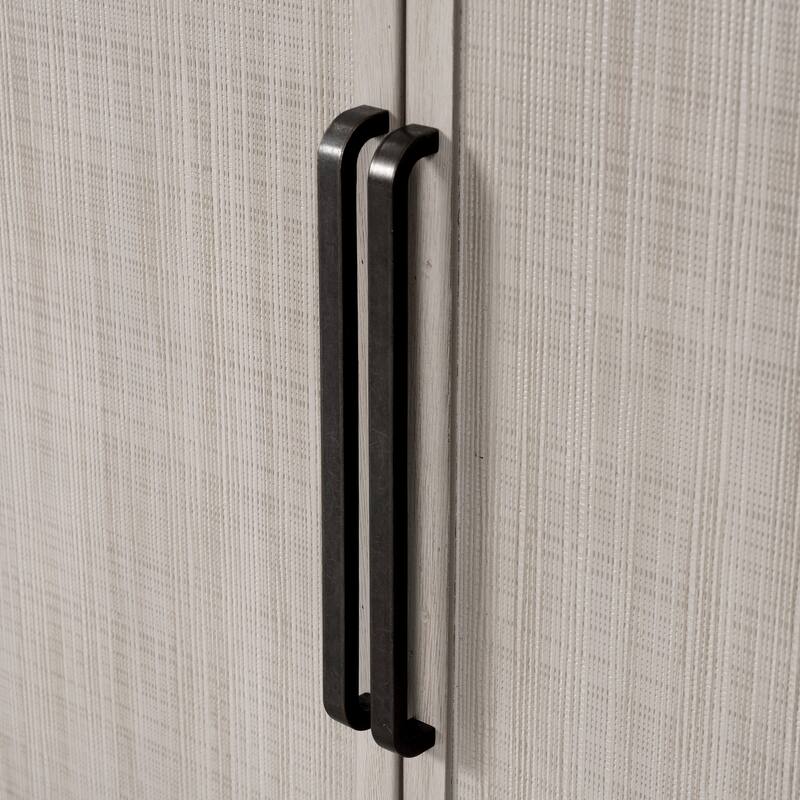 Furniture of America Billet Modern Natural Oak Solid Wood Dining Server Cabinet