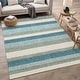 preview thumbnail 19 of 149, Machine Washable Indoor/ Outdoor Cabana Stripe Chantille Rug