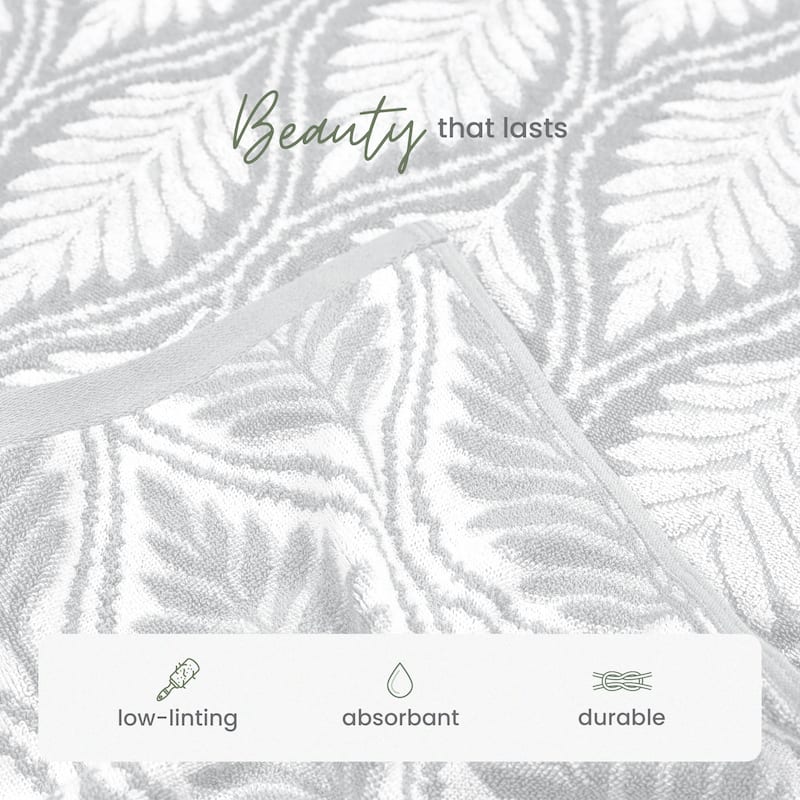 Martex Restore Fern Ogee Sage Bath Towel