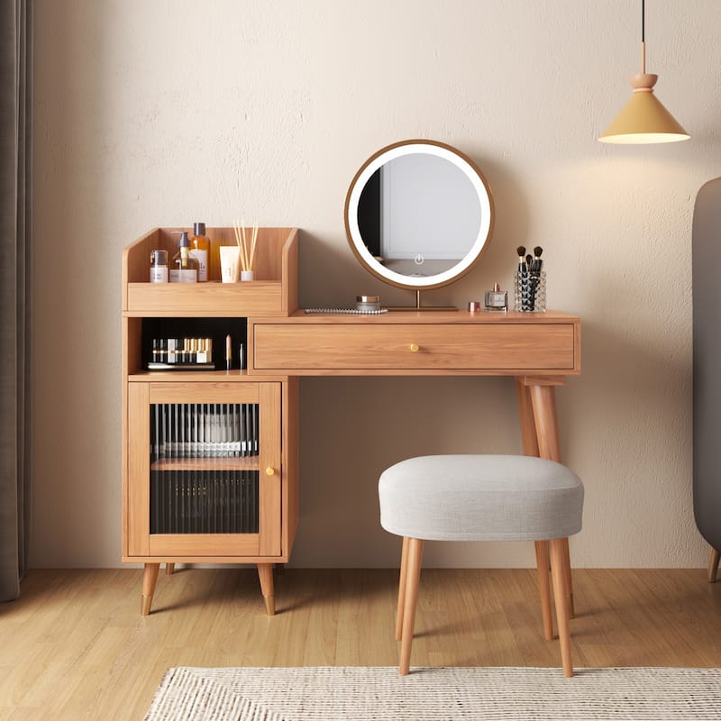 JASIWAY Modern Simple Makeup Vanity Dressing Table