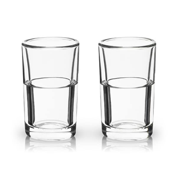 Glacier: Double Walled Chilling Shot Glasses by Viski. Opens flyout.