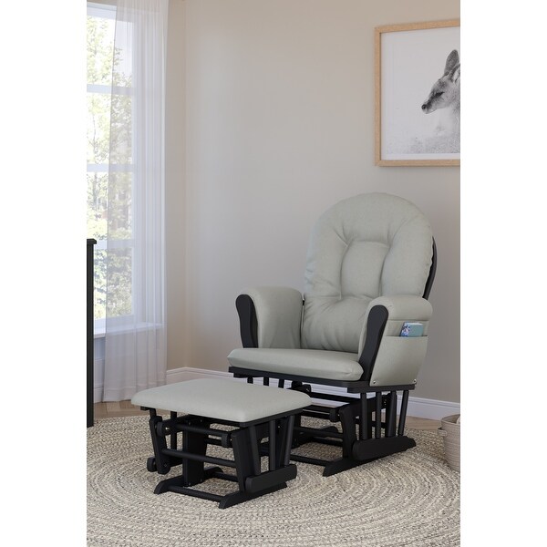 storkcraft comfort glider and ottoman