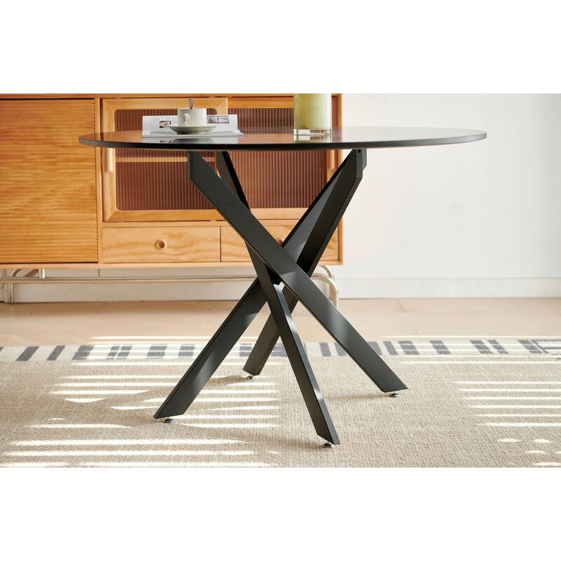 42.1'' Round Mid-Century Dining Table