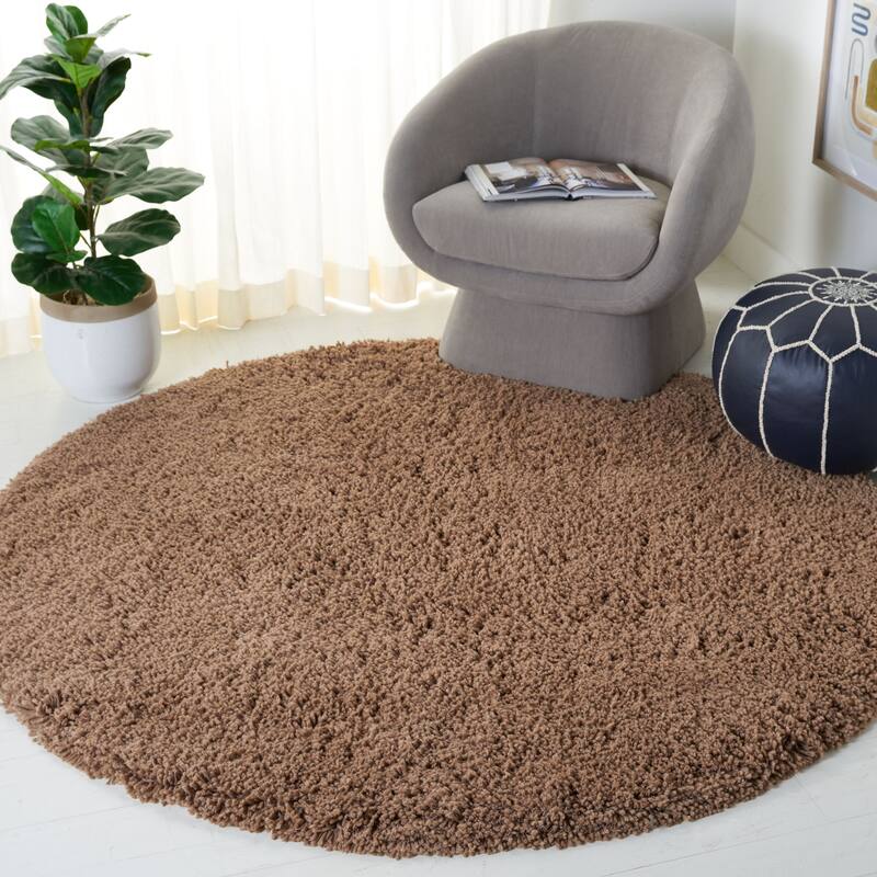 SAFAVIEH Handmade Eryn Ultra Classic Shag Solid Rug