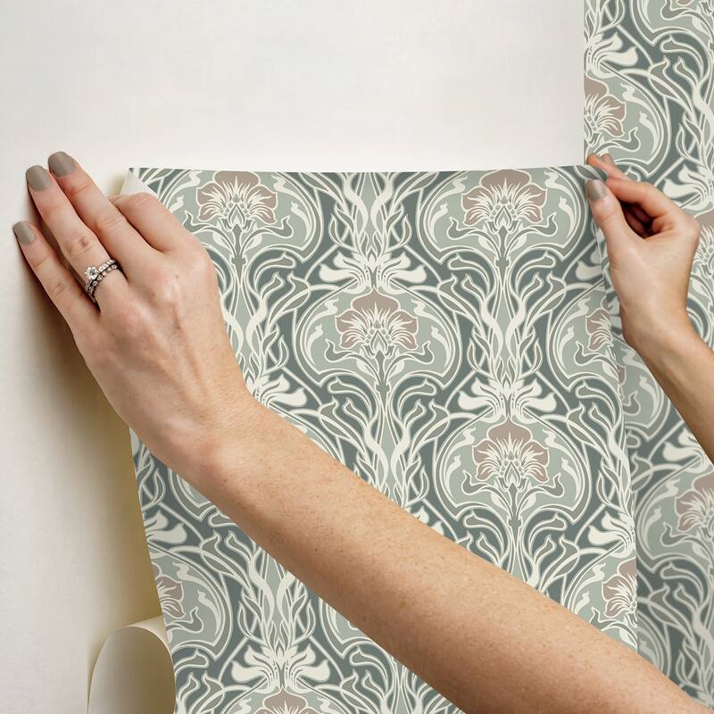 Fallon Brown Peel and Stick Wallpaper