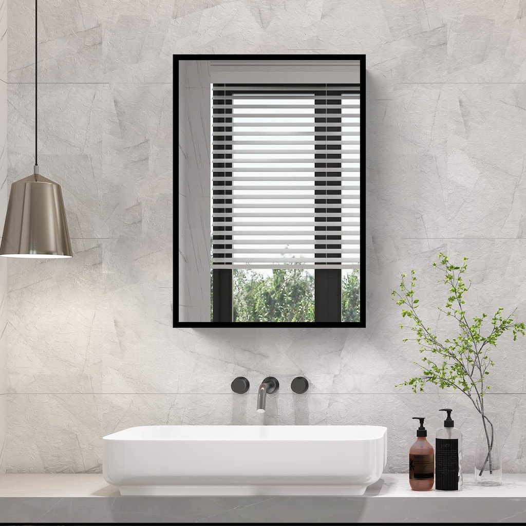 16X24 Inch Medicine Cabinet Mirror Cabinet Wall Mount Or Recessed Bathroom Or Livingroom