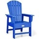 preview thumbnail 1 of 41, Costway Patio Kids' Adirondack Chair Seat Weather Resistant for Ages - See Details Blue